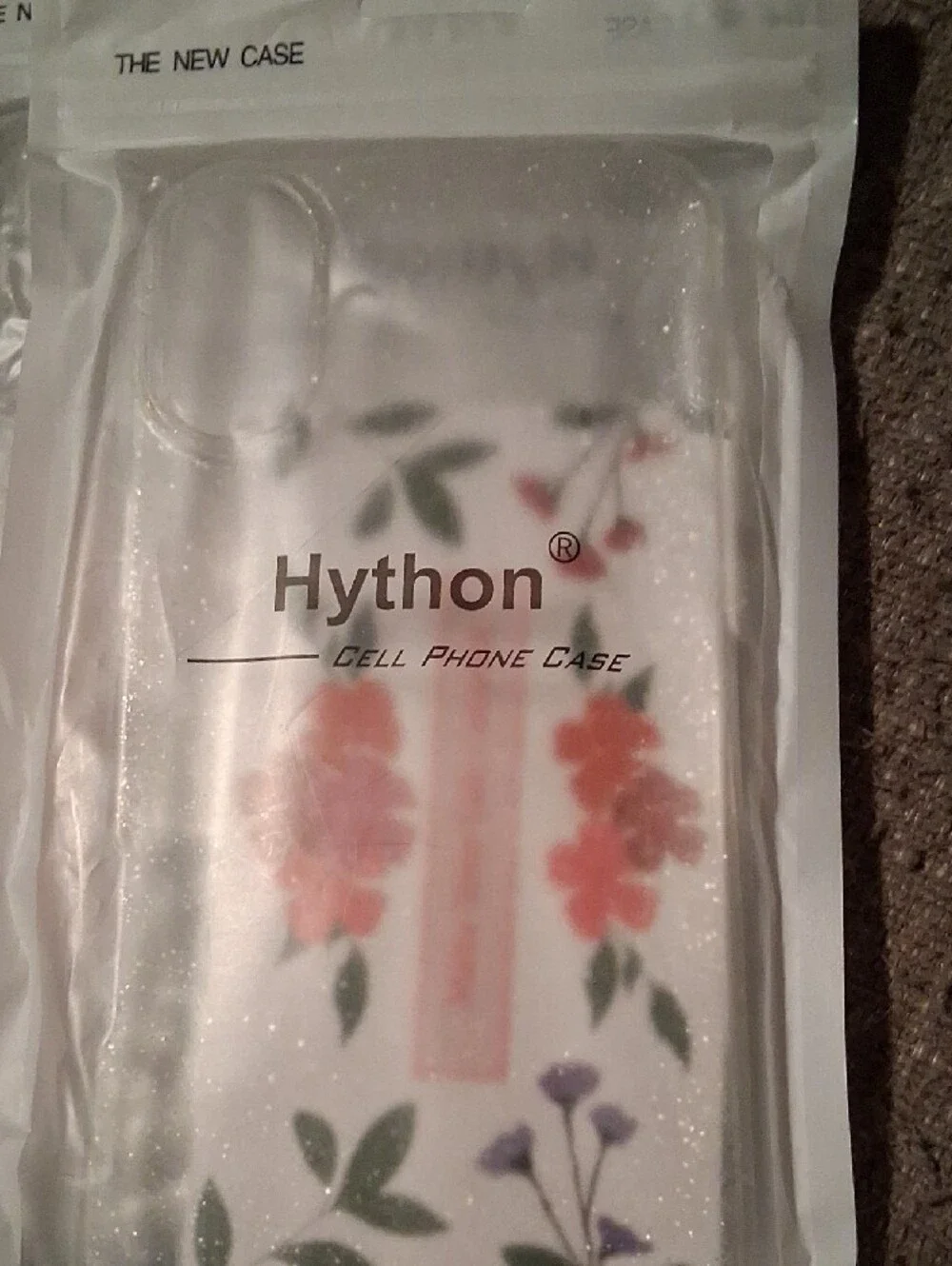 Hython iPhone 16 Clear Case with Sparkle Cover